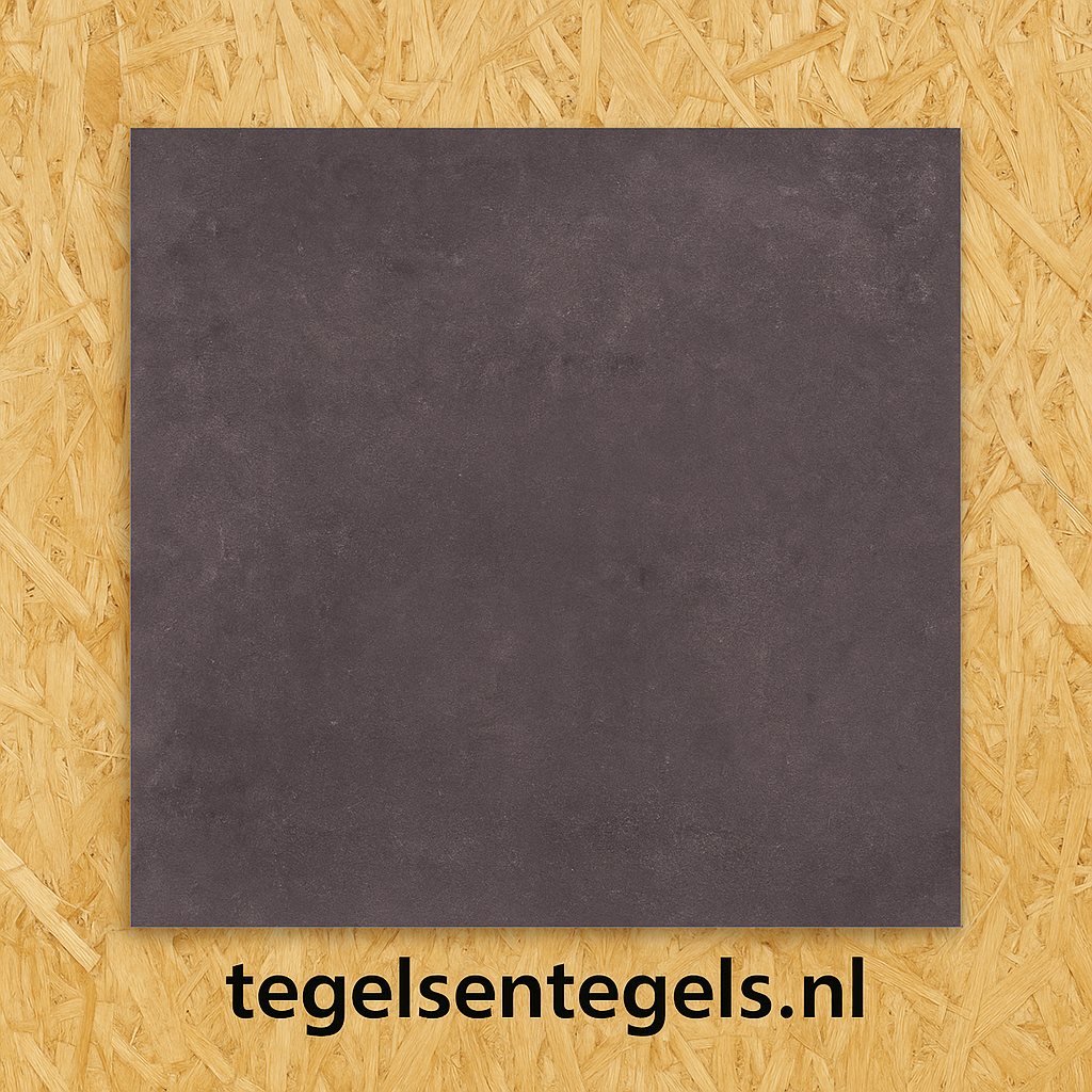 Vloertegels Abetone Castelli nero, maat 61x61x1.0 cm.