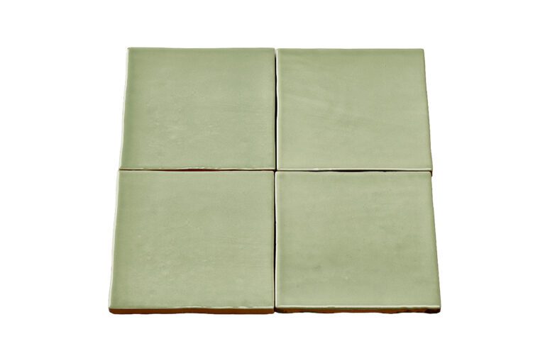 Wandtegels Ùnico Borrello green, maat 10x10x0.5 cm.