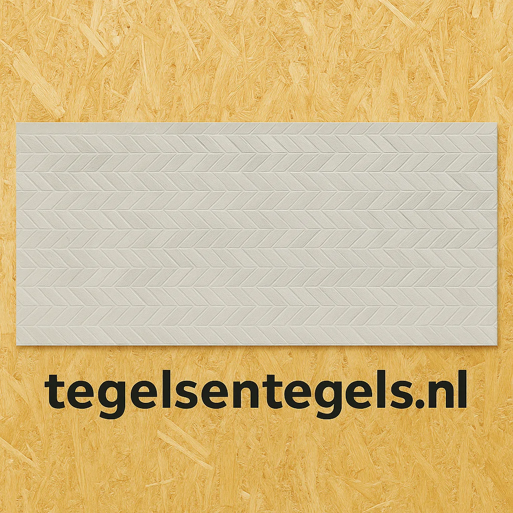 Wandtegels Ùnico Aviatico steel decor, maat 40x120x1.0 cm.