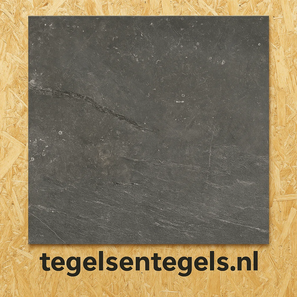 Vloertegels Squares Bazzano dark, maat 60x120x1.0 cm.