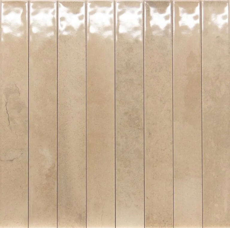 Wandtegels Ùnico Bomarzo beige, maat 5x40x0.5 cm.